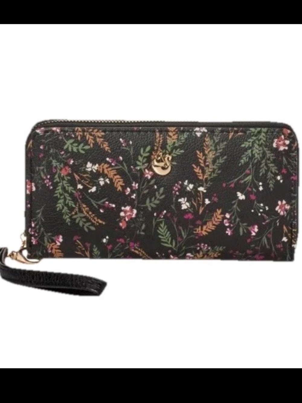 NWT Gloria Vanderbilt Floral Wristlet Wallet